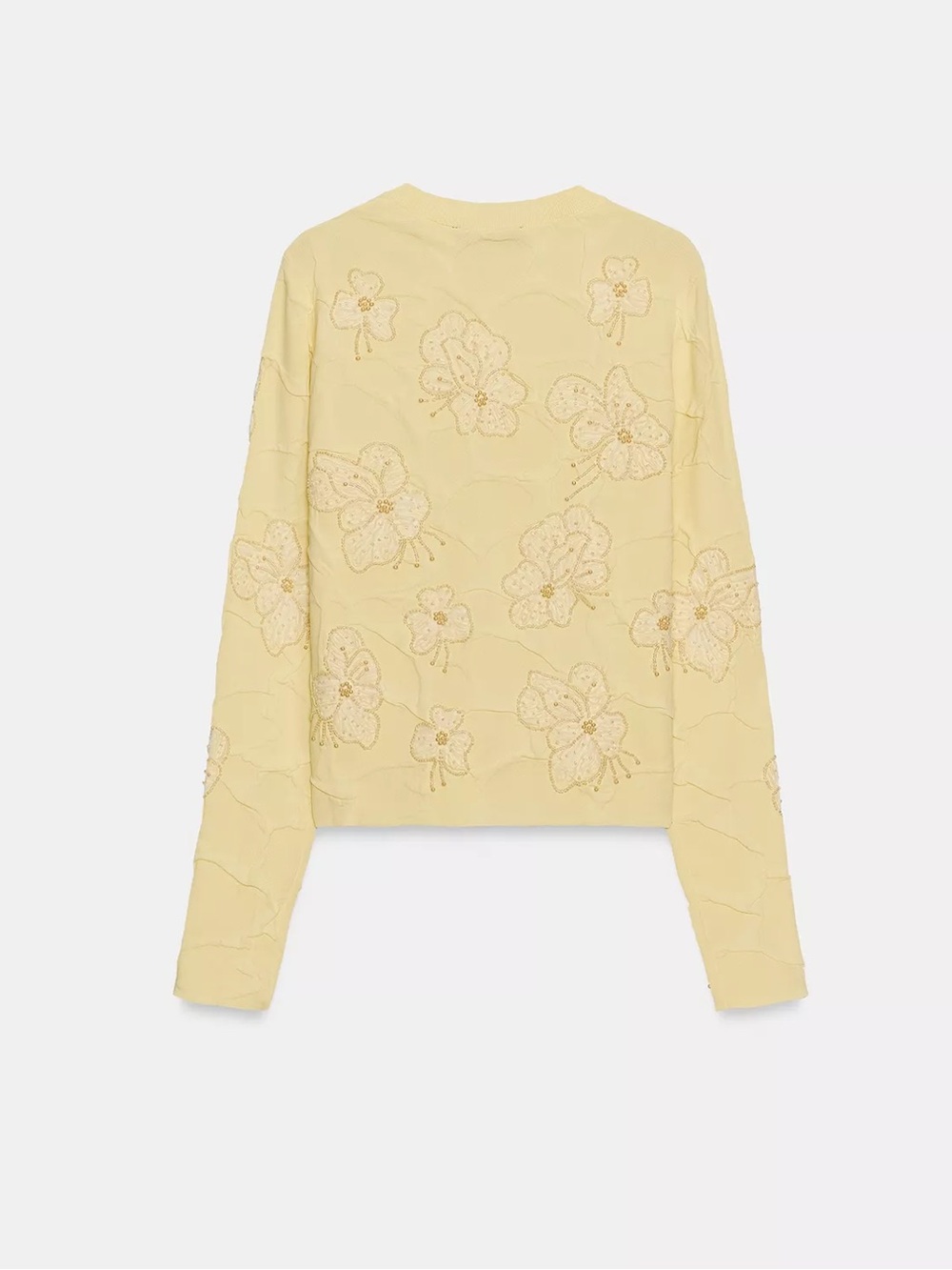 Zara Beaded Textured Knit Cardigan - Picture 8 of 9